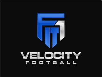Fit 1 Velocity Football logo design by Alfatih05