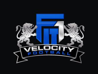 Fit 1 Velocity Football logo design by jaize