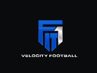 Fit 1 Velocity Football logo design by kanal