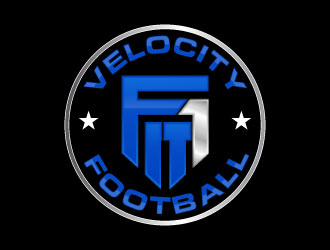 Fit 1 Velocity Football logo design by daywalker