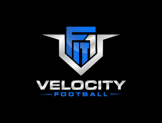 Fit 1 Velocity Football logo design by MUSANG