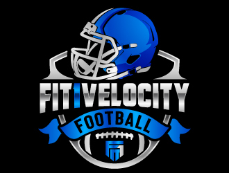 Fit 1 Velocity Football logo design by Aelius