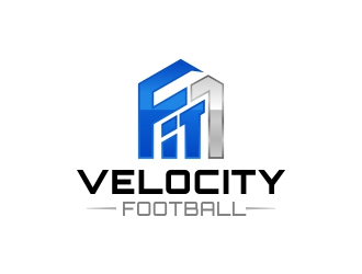 Fit 1 Velocity Football logo design by AnandArts