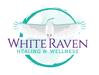 White Raven Healing & Wellness logo design by jaize