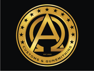 Alpha &amp; Omega Customs and Gunsmithing logo design by coco