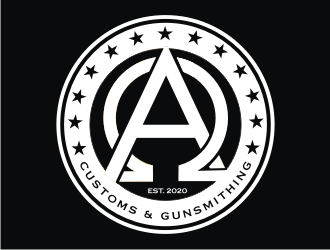 Alpha & Omega Customs and Gunsmithing logo design by coco
