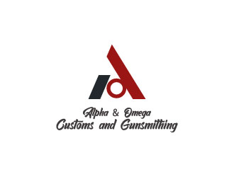 Alpha & Omega Customs and Gunsmithing logo design by aryamaity
