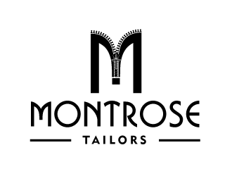 Montrose Tailors logo design by empab