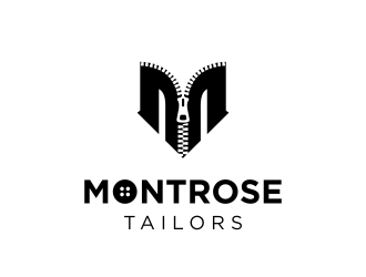 Montrose Tailors logo design by mashoodpp