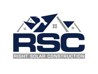 Right Solar Construction logo design by kunejo