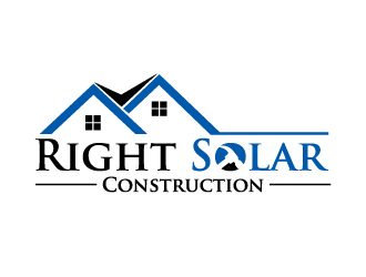 Right Solar Construction logo design by labo
