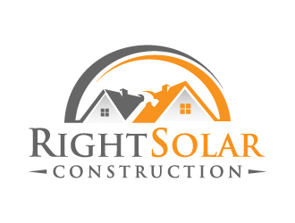 Right Solar Construction logo design by akilis13