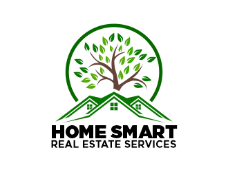 Home Smart Real Estate Services logo design by XYGRAHPICS