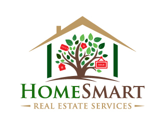 Home Smart Real Estate Services logo design by akilis13