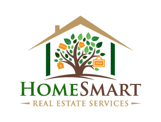 Home Smart Real Estate Services logo design by akilis13