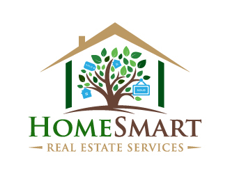 Home Smart Real Estate Services logo design by akilis13