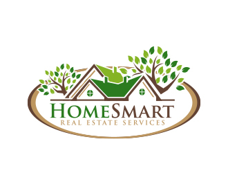 Home Smart Real Estate Services logo design by MarkindDesign