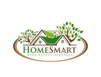 Home Smart Real Estate Services logo design by MarkindDesign
