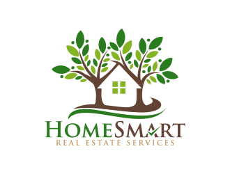 Home Smart Real Estate Services logo design by MarkindDesign