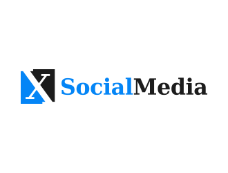 X Social Media logo design by lexipej