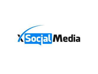 X Social Media logo design by serprimero