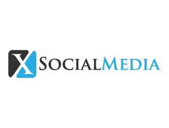 X Social Media logo design by jaize