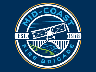 Mid-Coast Fire Brigade  logo design by jaize