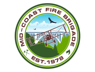 Mid-Coast Fire Brigade  logo design by Cekot_Art