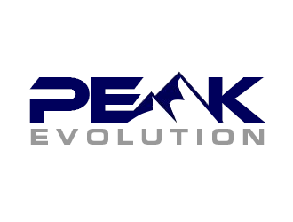 Peak Evolution logo design by kunejo