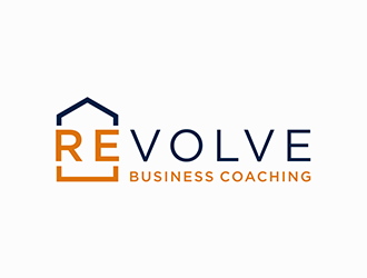 REVOLVE Business Coaching logo design by DuckOn