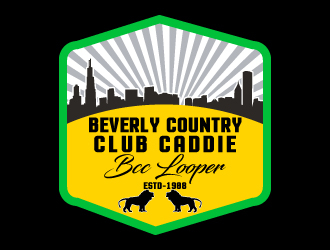 BEVERLY COUNTRY CLUB caddie logo design by Suvendu