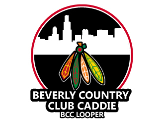BEVERLY COUNTRY CLUB caddie logo design by Suvendu