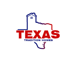 Texas Tradition Homes  logo design by bougalla005