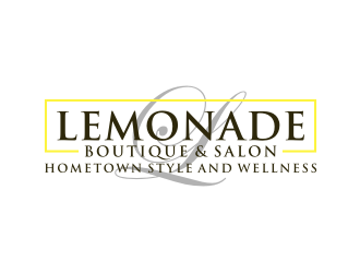 Lemonade -boutique & salon- logo design by puthreeone
