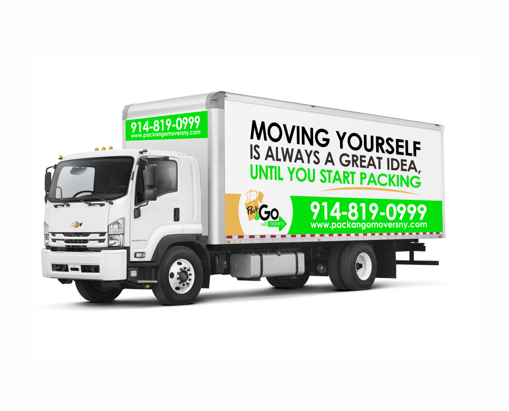 Pack & Go Movers  logo design by mutafailan