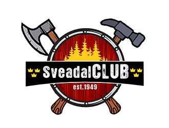 SveadalCLUB est. 1949 logo design by PrimalGraphics