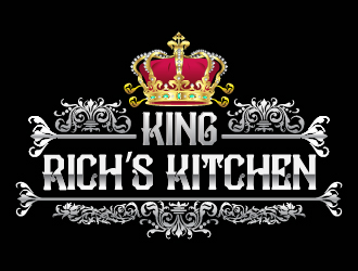 King Rich’s Kitchen logo design by Suvendu