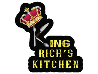 King Rich’s Kitchen logo design by Suvendu