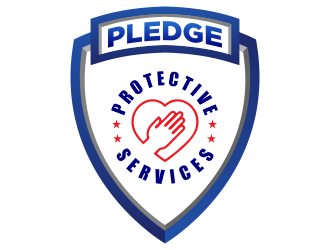 PLEDGE PROTECTIVE SERVICES logo design by jm77788