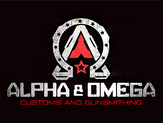 Alpha & Omega Customs and Gunsmithing logo design by MCXL