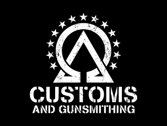 Alpha & Omega Customs and Gunsmithing logo design by Panara