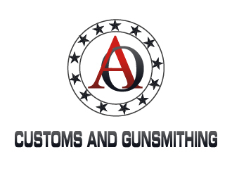 Alpha & Omega Customs and Gunsmithing logo design by Suvendu