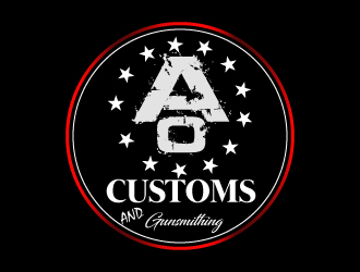 Alpha & Omega Customs and Gunsmithing logo design by Suvendu