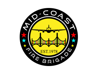 Mid-Coast Fire Brigade  logo design by Rexi_777