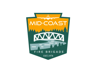 Mid-Coast Fire Brigade  logo design by Rexi_777