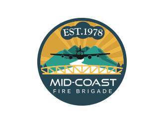 Mid-Coast Fire Brigade  logo design by Rexi_777
