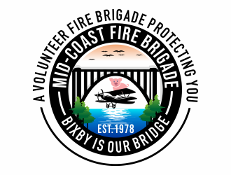 Mid-Coast Fire Brigade  logo design by hidro