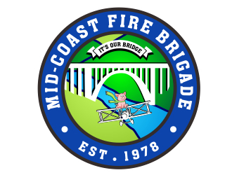 Mid-Coast Fire Brigade  logo design by aura