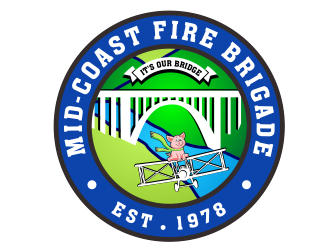 Mid-Coast Fire Brigade  logo design by aura