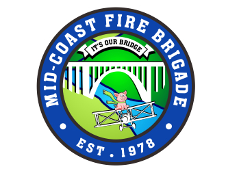 Mid-Coast Fire Brigade  logo design by aura